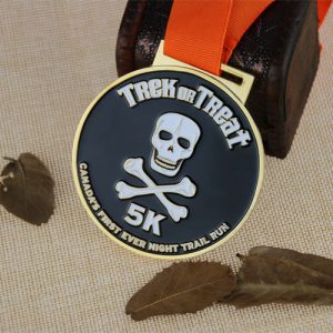 Custom Race Medals for Night Trail Run