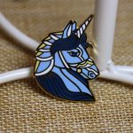 Hard enamel pins for unicorn