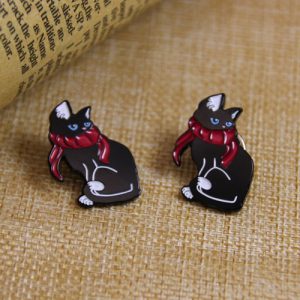 Black Cat Custom Pins