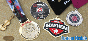 customized medals for different types