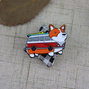 Dog Bus Lapel Pin