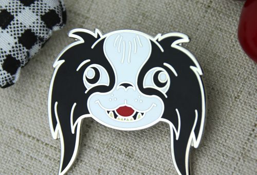 custom lapel pins , custom pins , enamel pin maker,pin manufacturers , hard enamel pins for Cartoon Dog