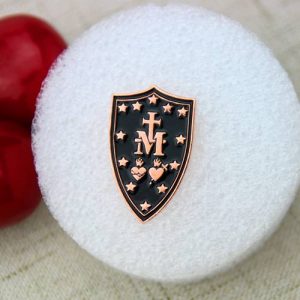 Cross Shield Lapel Pin