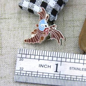The Size of Scorpion-like Lapel Pin