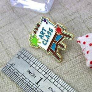 The Size of The Art Class Lapel Pin