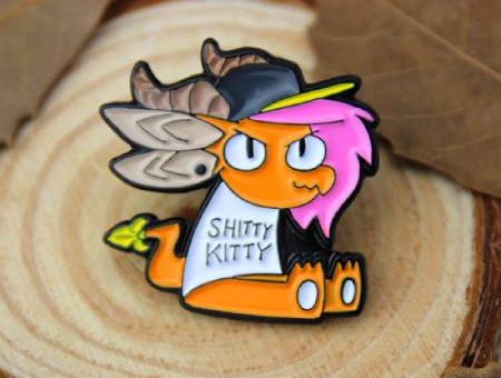 Shitty Kitty Lapel Pins