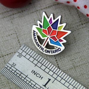 The Size of Amaranth Lapel Pin