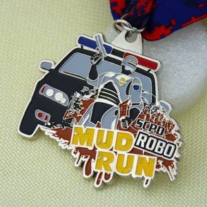 Customized Medals for Police Mud Run