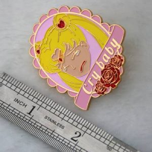 The Size of The Sailor Moon Lapel Pin