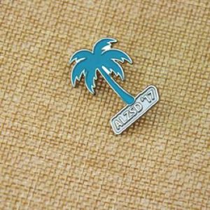 Coconut Tree Lapel Pin