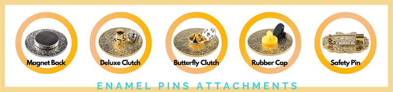 Enamel Pins Attachments