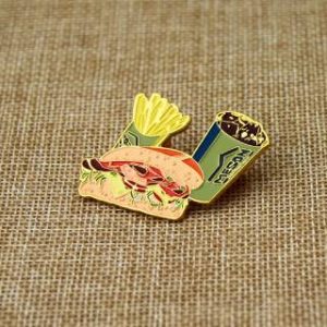 Fast Food Lapel Pin