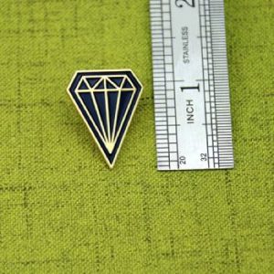 The Size of Diamond Lapel Pin