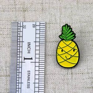 The Size of Pineapple Lapel Pin