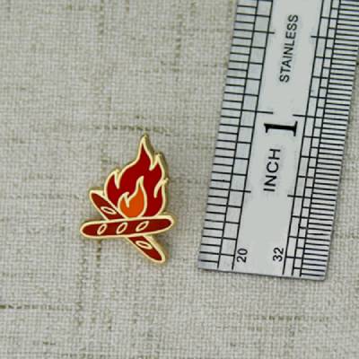 The Size of The Fire Custom Lapel Pin