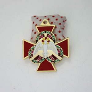 custom gold cross medals