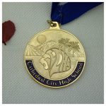 custom medal back side