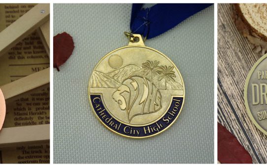 custom medal back side