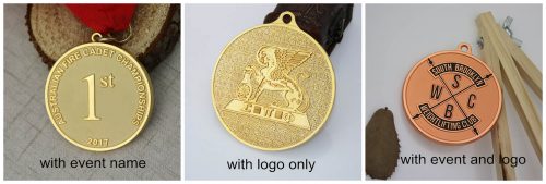 custom medal logo & name