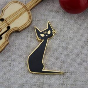 Black Cat Lapel Pin