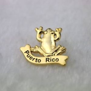 Custom Puerto Rico Lapel Pin