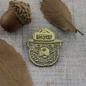 Custom Smokey Bear Lapel Pin