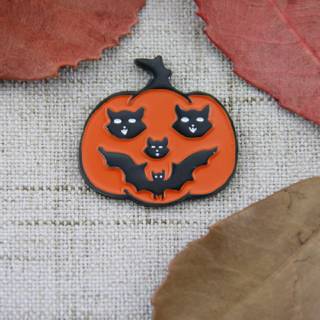 Halloween Pumpkin Lapel Pin