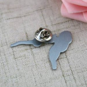 The Back of Chrysanthemum Lapel Pin