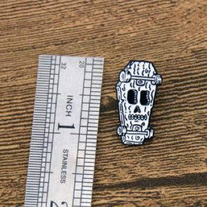 The Size of Skateboard Lapel Pin