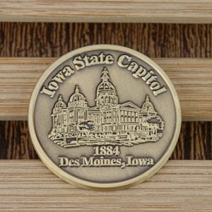 custom coins_Iowa state capitol