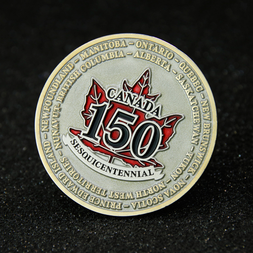 Canada 150th anniversary_challenge coins GS-JJ