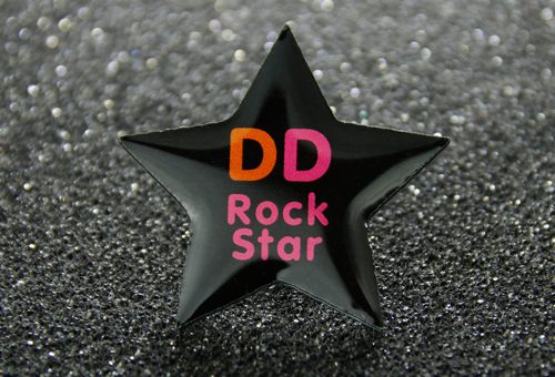 star custom lapel pins