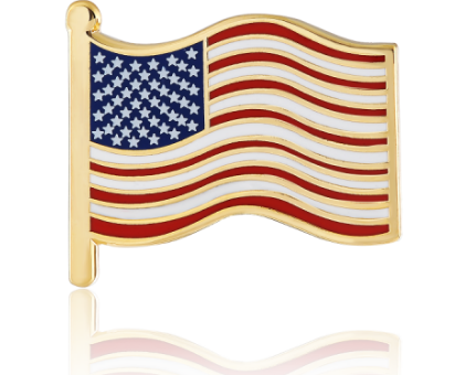 American flag lapel pin-GSJJ