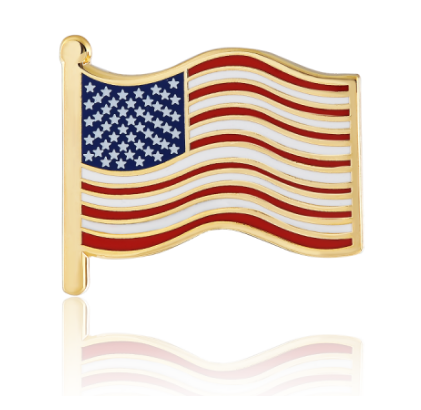 American flag lapel pin-GSJJ