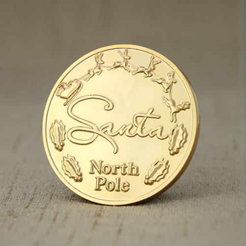 Santa Challenge Coins front_gs-jj.com