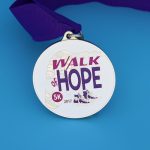 Walk of Hope 5K Custom medals_GS-JJ.com