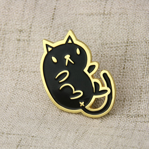 Black Cat Lapel Pins-GSJJ