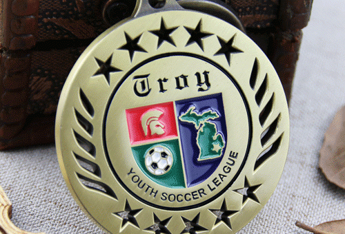 Youth Soccer League Custom Made Medals