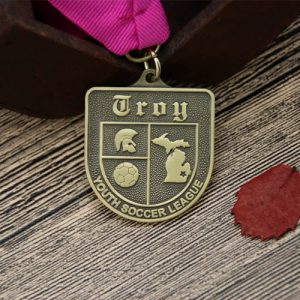 Youth Soccer League Customized Medals