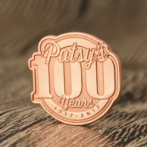 Custom Sandblast Lapel Pin