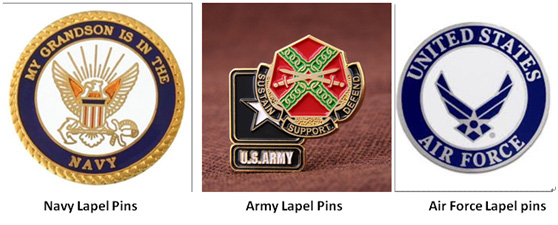 military pins