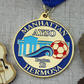 Custom Gold Medals for AYS0 Region 18