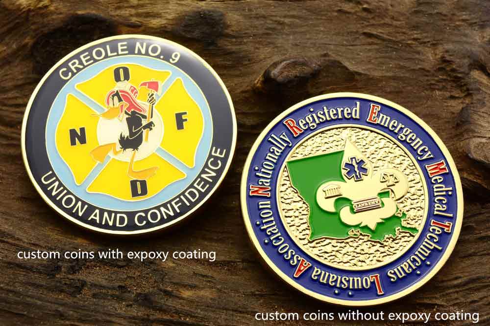 Epoxy vs No Epoxy Coins