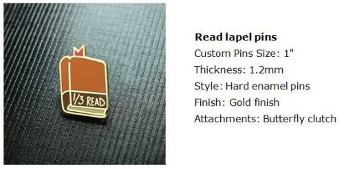 Read lapel pins