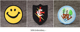 50% Cusotm Patches