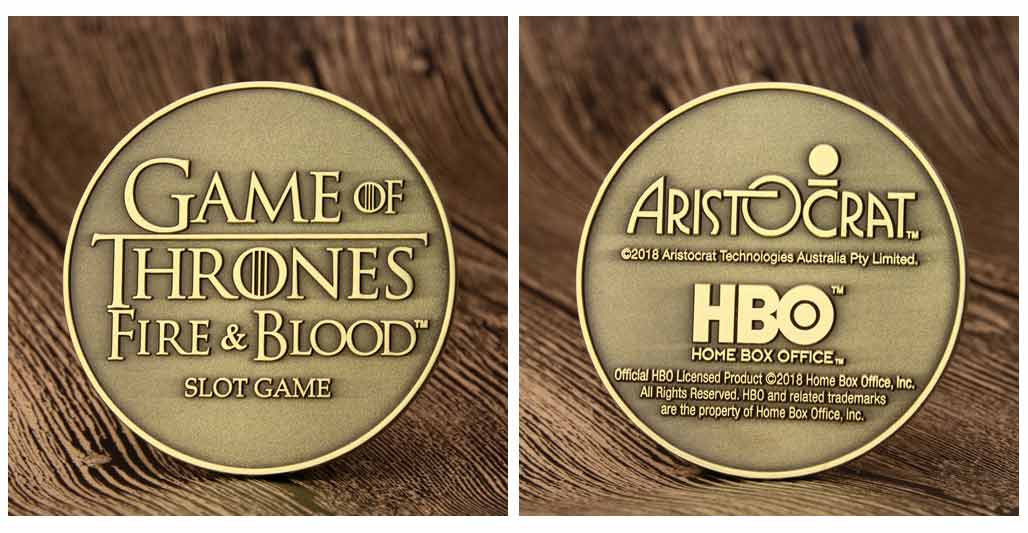 Game of Thrones Challenge Coins