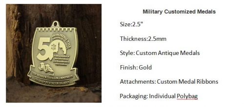 Military Customized Medals