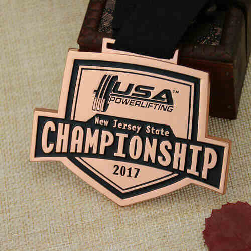 Powerlifting Championship Custom Medals