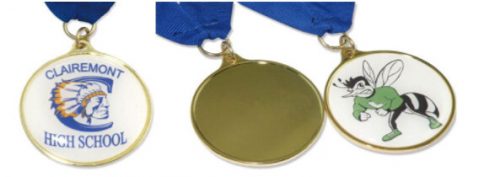 Stock-Shaped insert Medals