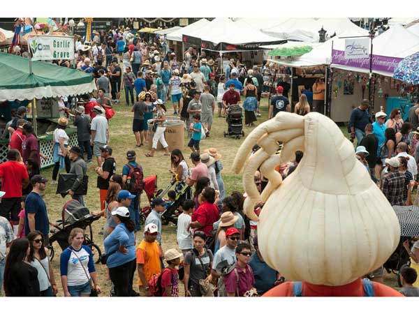 The garlic festival in Gilroy- Gilroy, California